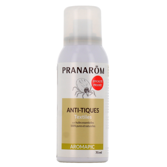 Pranarom spray anti tiques textiles Aromapic - Répulsif tique