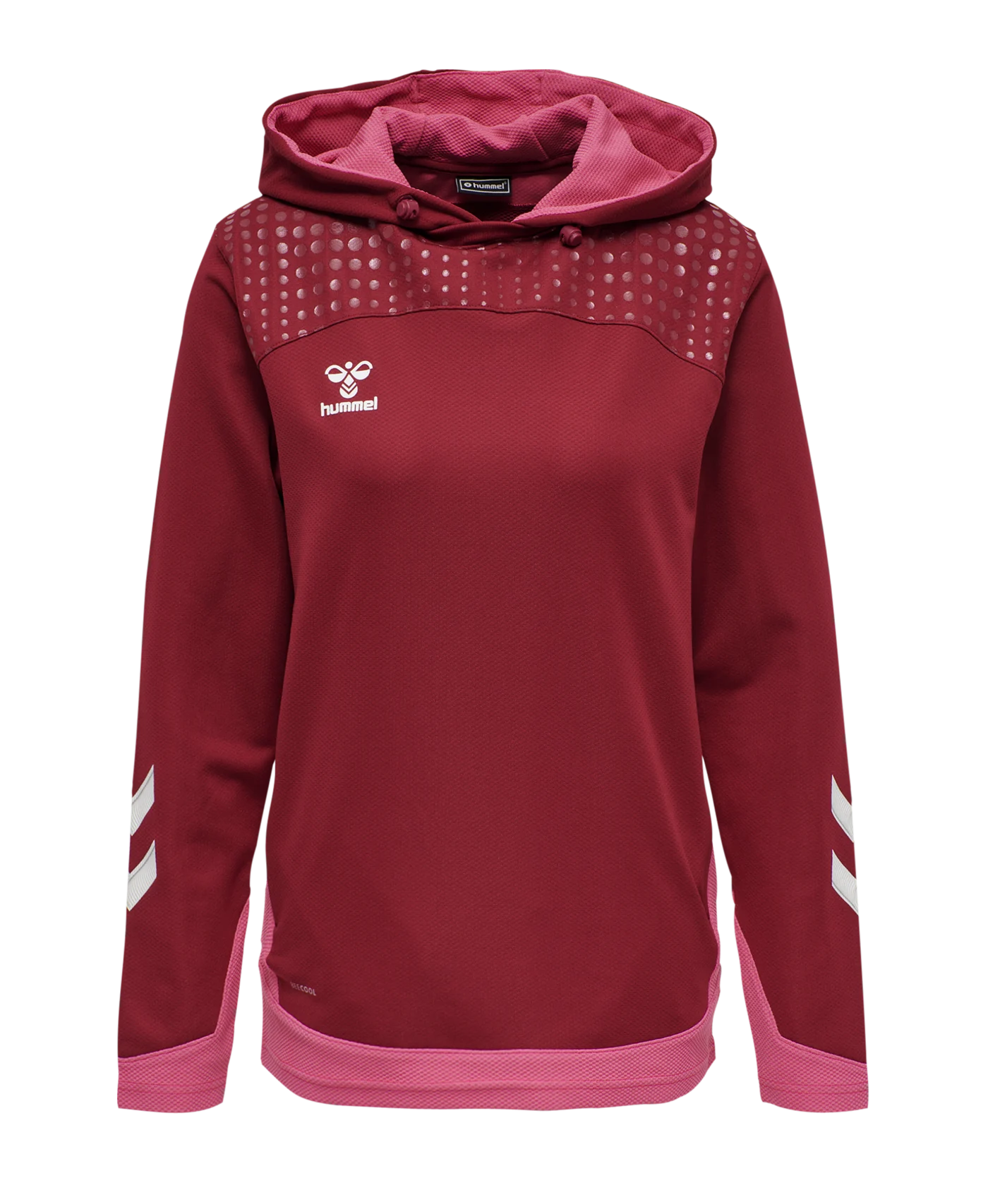 Hummel hmlLEAD Poly Hoody Damen Rot F3584