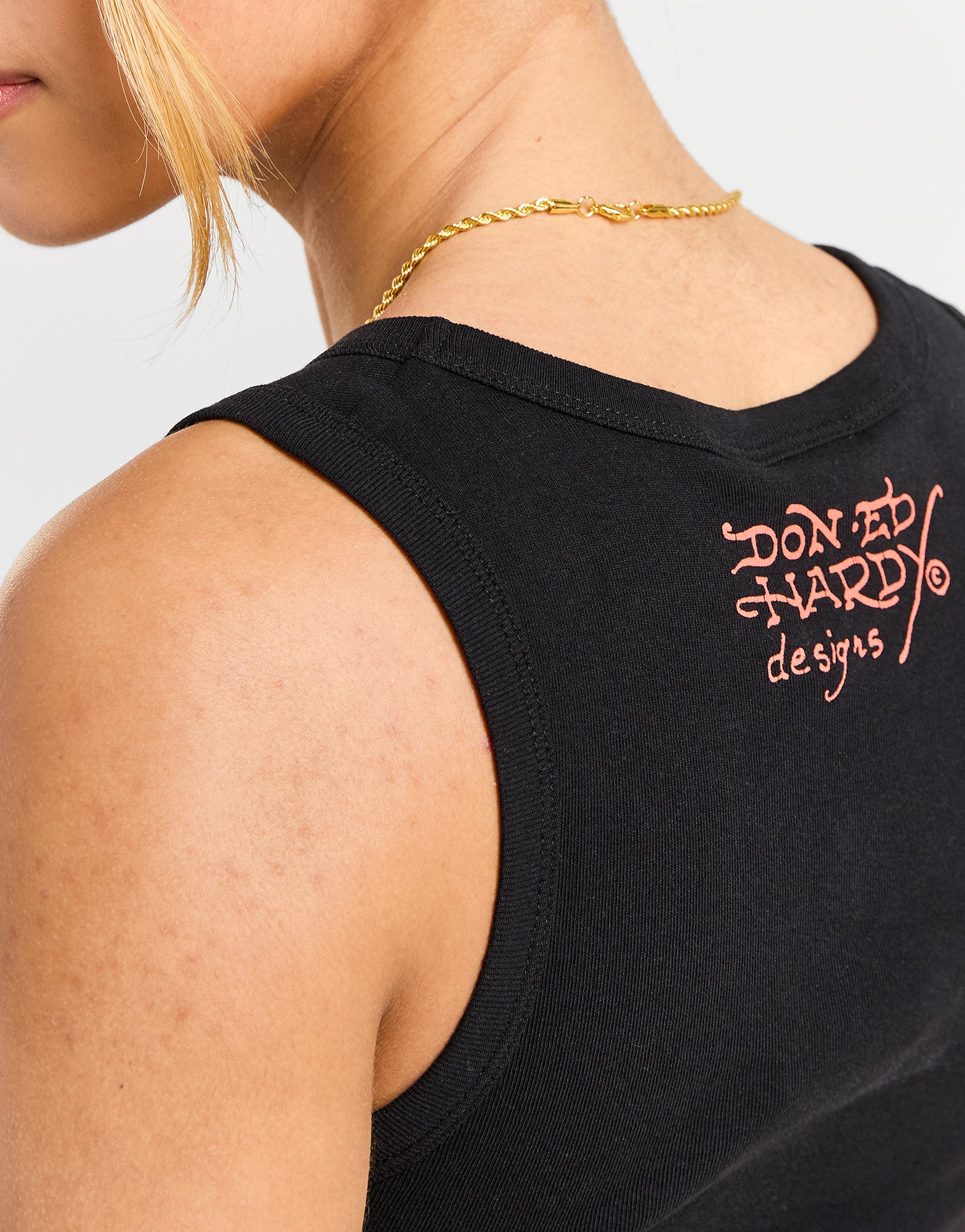 Ed Hardy Débardeur Dagger Rib Femme