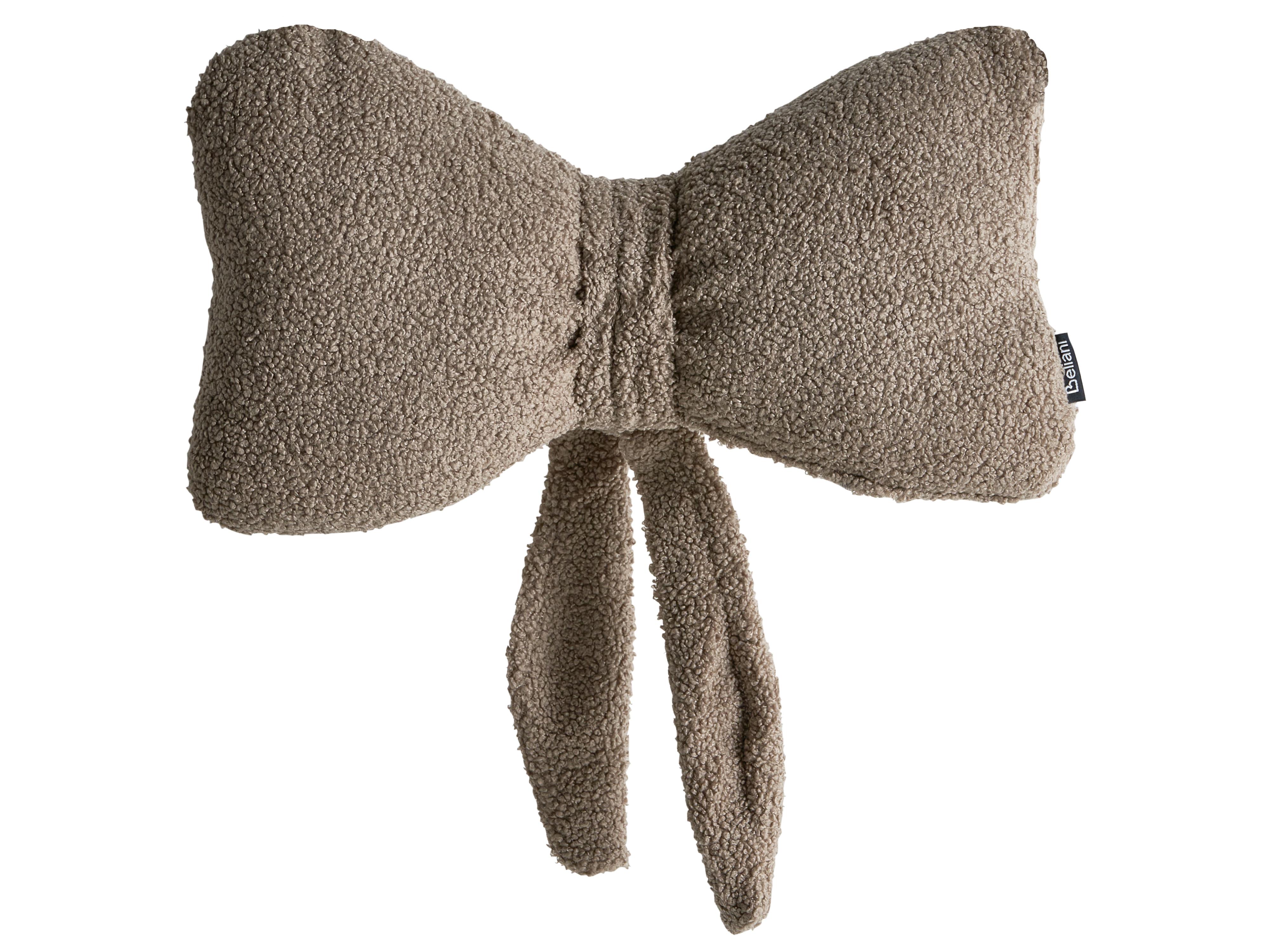 Set van 3 sierkussens WINTERLAND Bouclé 30 x 35 cm 45 x 25 cm Taupe kerstmotief