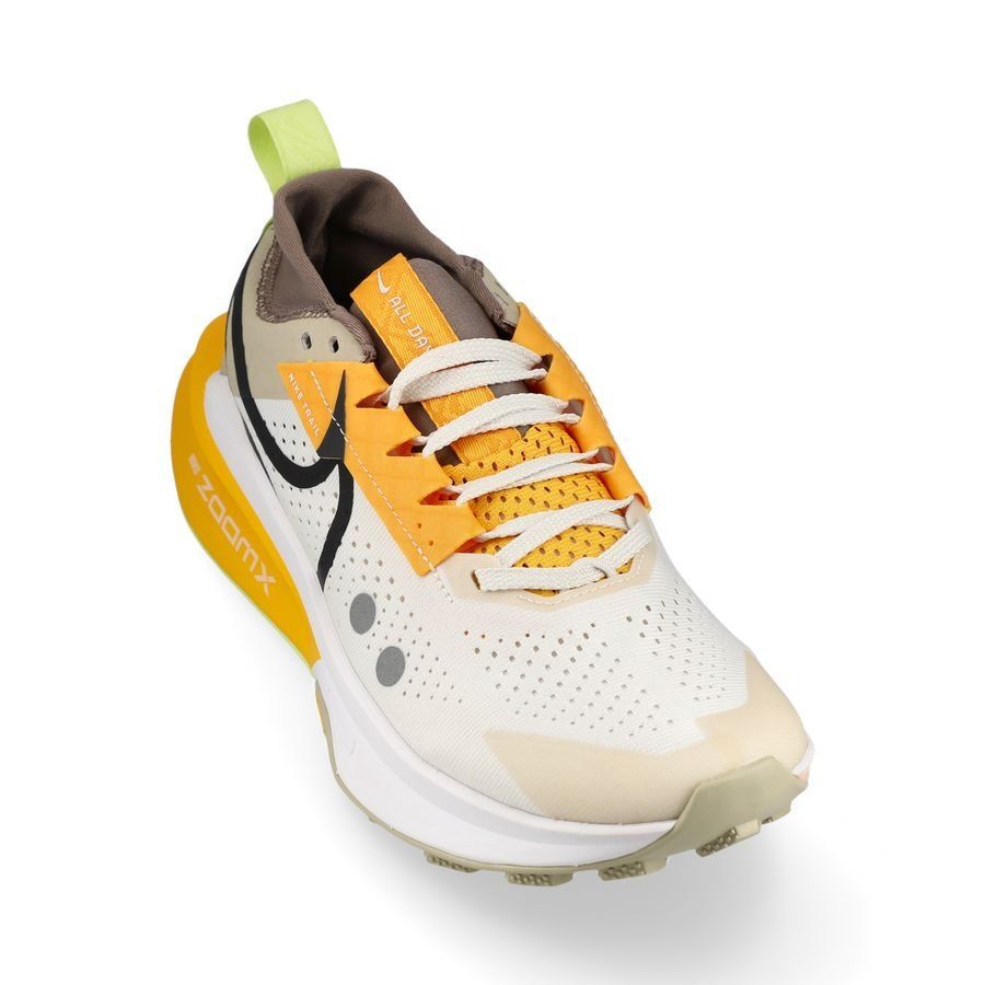 Nike Chaussures de Running ZoomX Zegama Trail 2 - Blanc/Noir/Kaki/Marron/Orange Femme