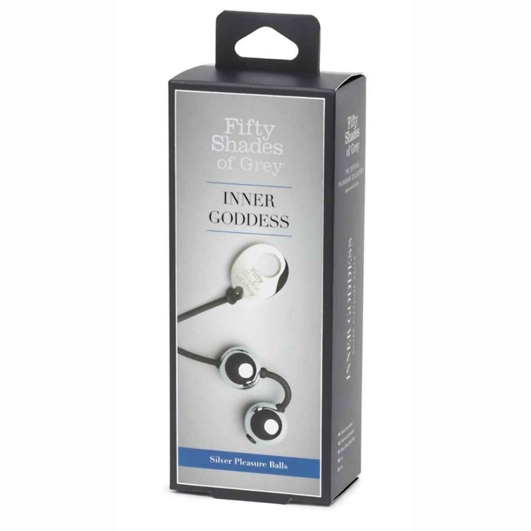 Liebeskugeln „Inner Goddess Silver Pleasure Balls“ von Fifty Shades of Grey