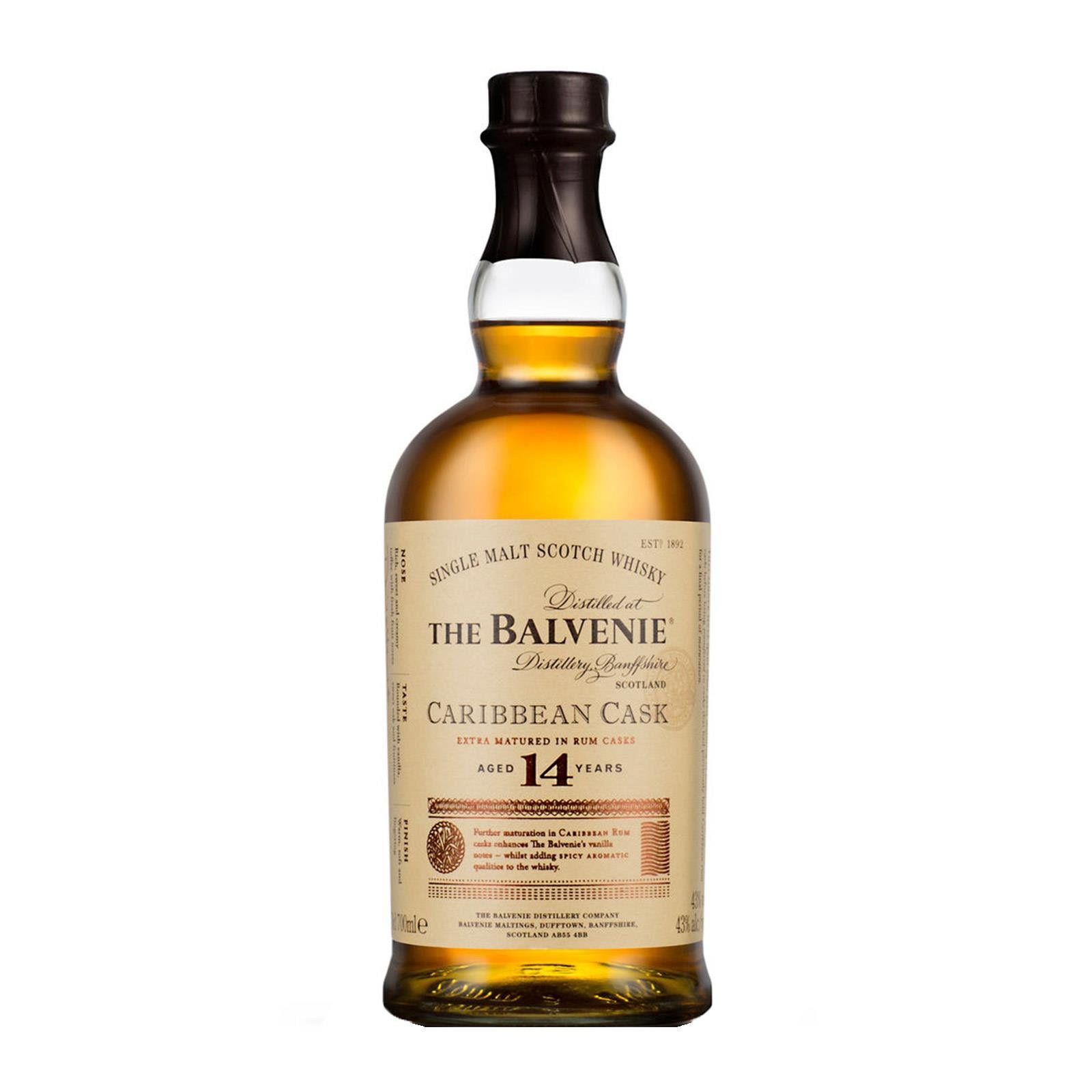Balvenie 14yo Caribbean Cask Single Malt Scotch Whisky