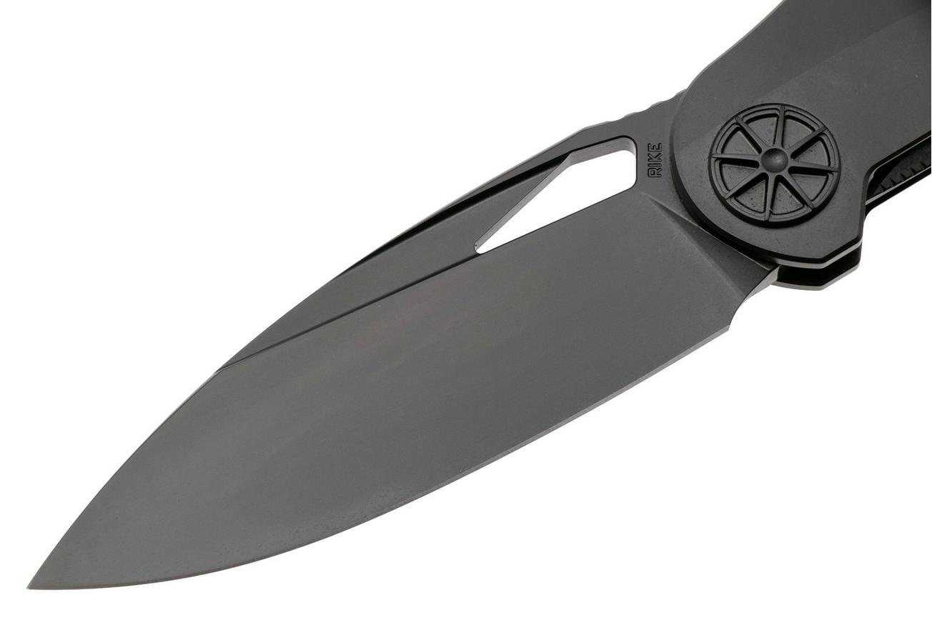 Rike Knife Tissot 2 DLC Böhler M390, DLC Titanium, zakmes