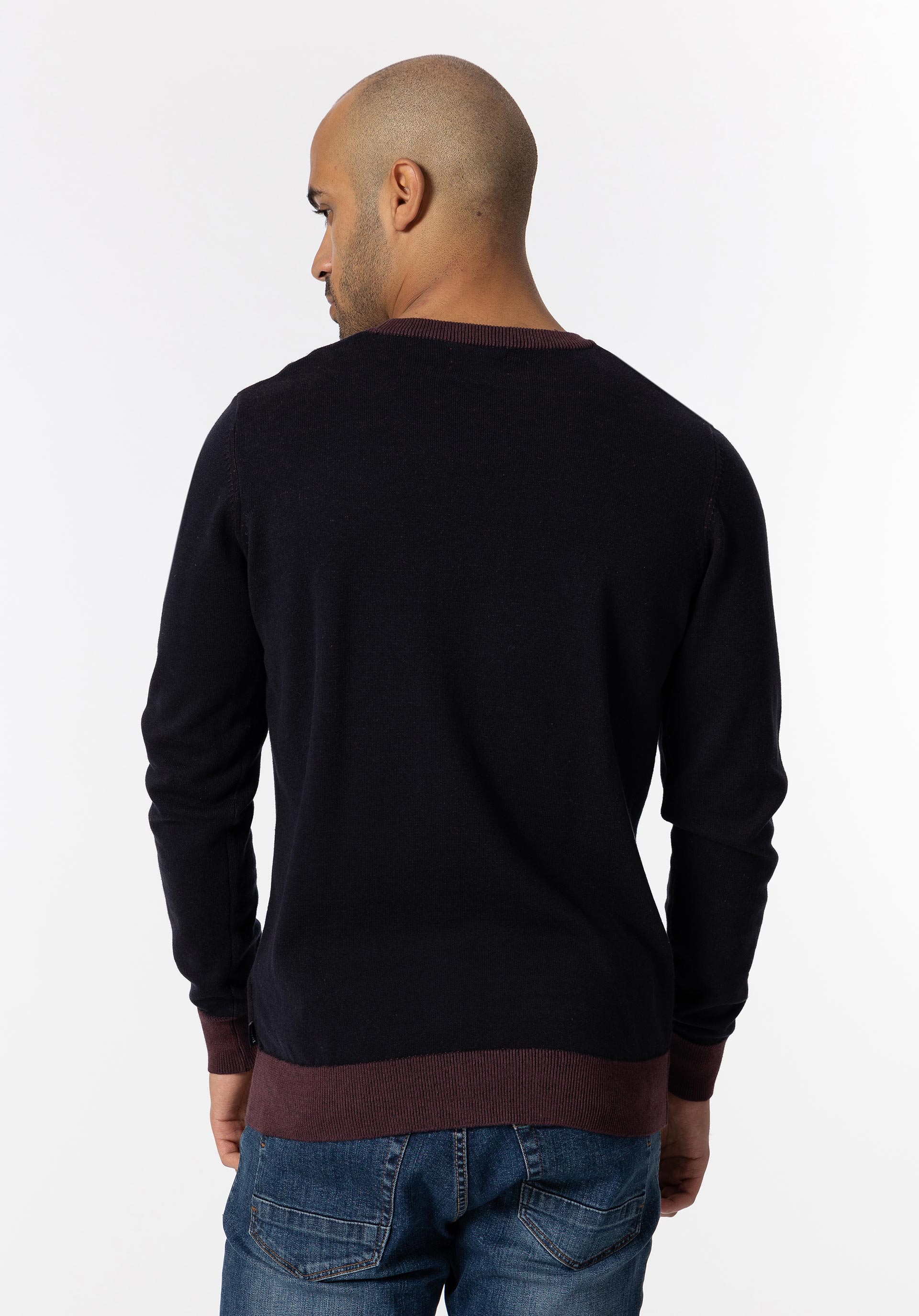 Camisola de Malha Bicolor