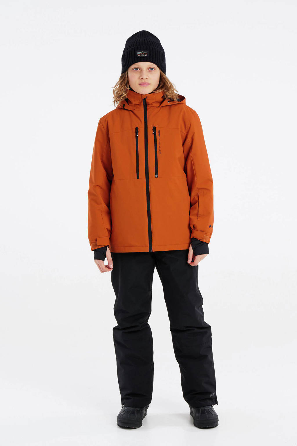 Protest ski-jack PRTFLYNTY JR oranje