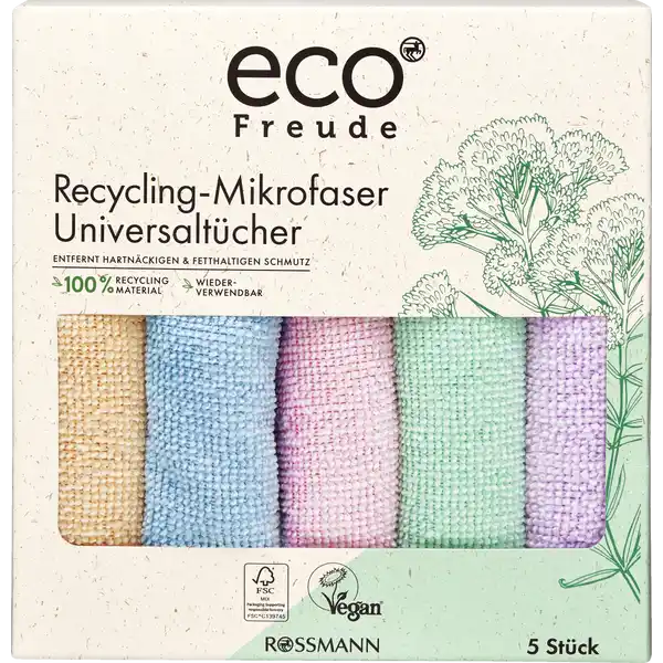 Recycling-Mikrofaser Universaltücher