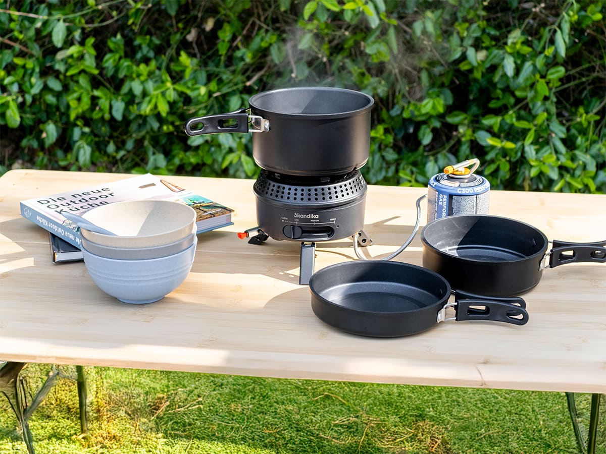Skandika Rask hybride elektrische gasbarbecue - Black