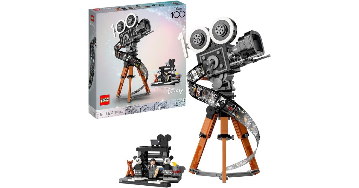 LEGODisney - Walt Disney eerbetoon – camera Constructiespeelgoed  (43230)