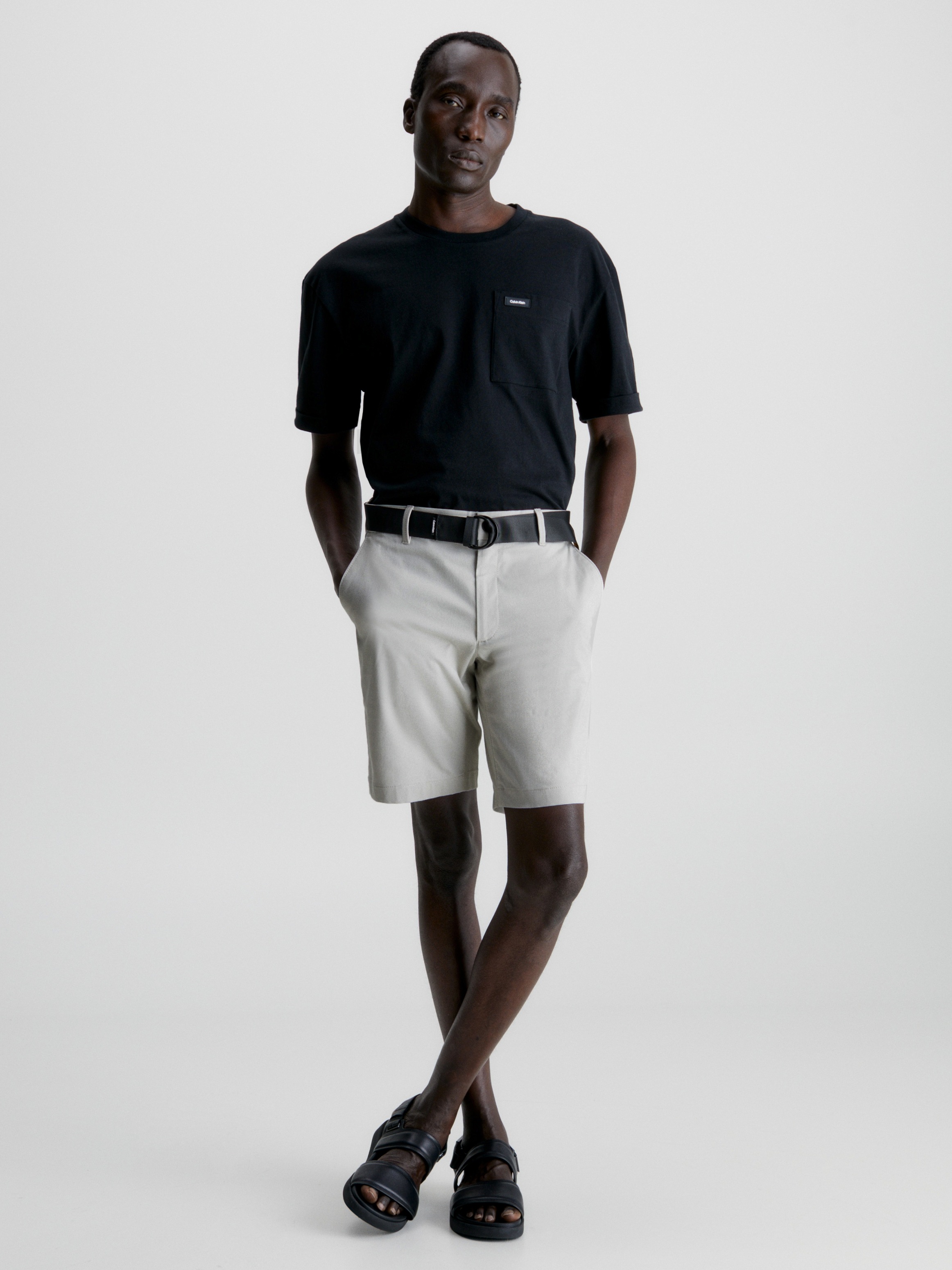 Calvin Klein Shorts »MODERN TWILL SLIM«  mit Gürtel