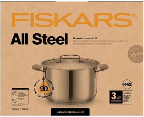 Fiskars All Steel gryta 5,0L