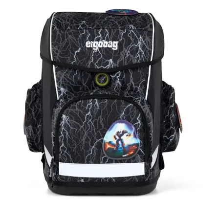 ergobag CUBO LIGHT Schulrucksack-SetSuper ReflektBär, 6-teilig