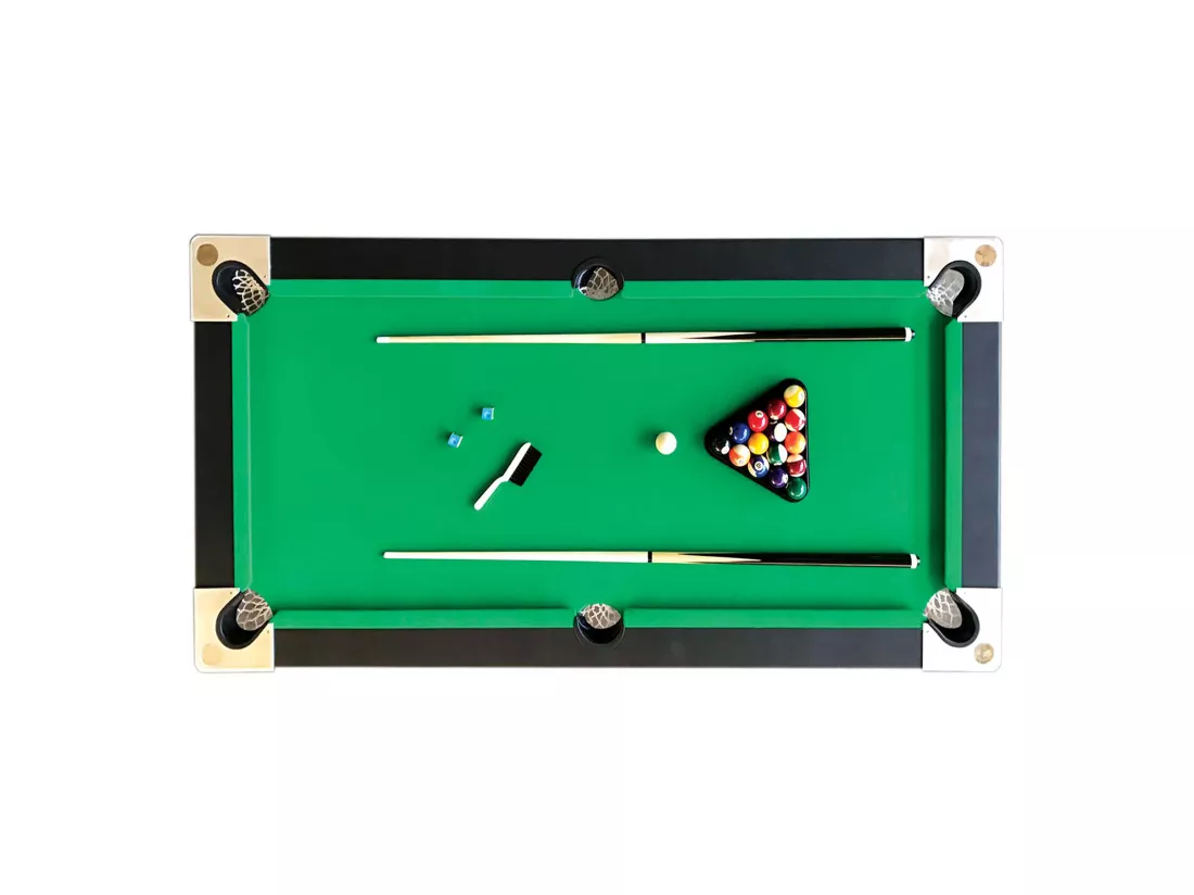 Table de Billard 6 Pieds Pliant vert – Groot