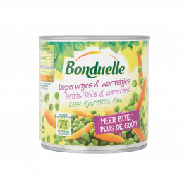 Bonduelle Doperwtjes & worteltjes zeer fijn (305 gram)