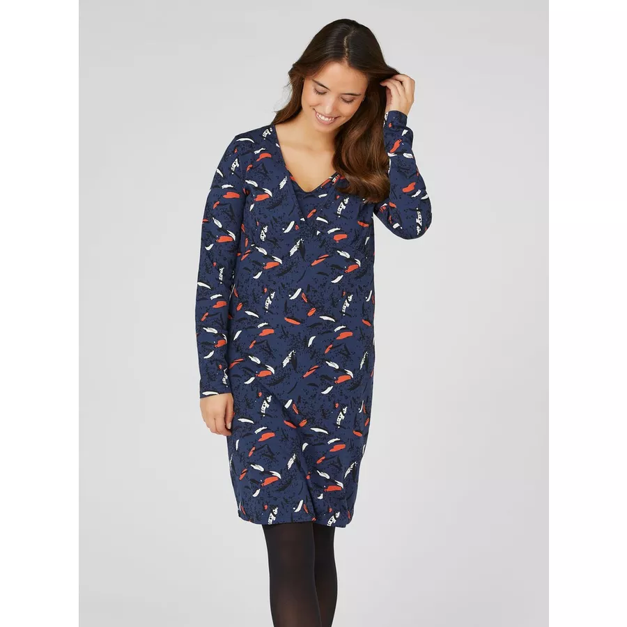 mama;licious Stillkleid MLNILLE Navy Blazer