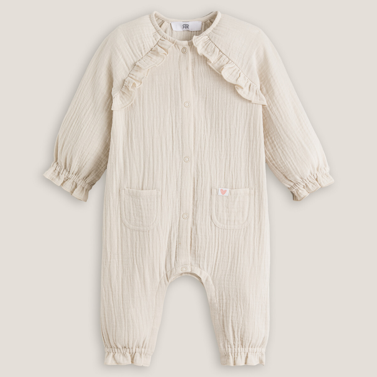 COLEÇÕES LA REDOUTE<br>Lang combipakje met volants, tetra