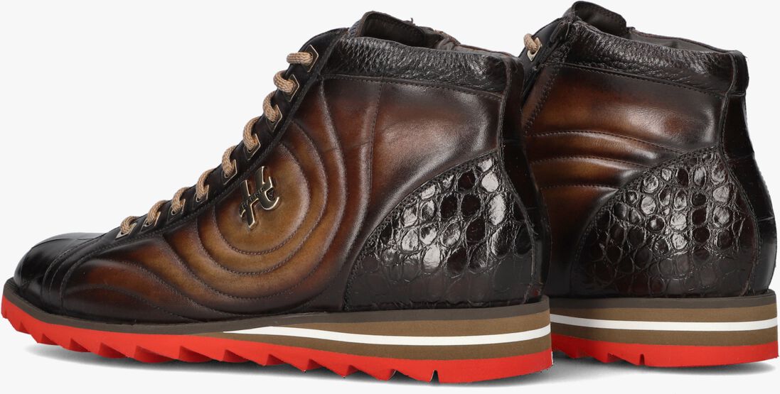 bruine harris hoge sneakers 3023