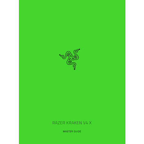 Razer Kraken V4 x gaming headset - sort