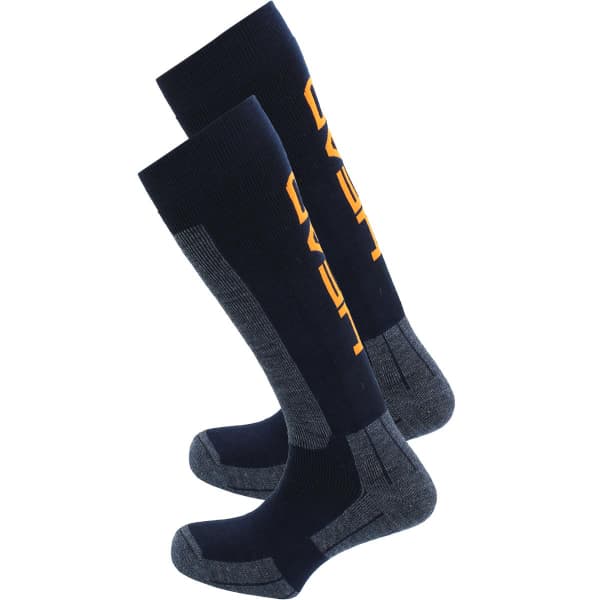 Chaussette de ski HEAD HEAD SKI KNEEHIGH NAVY 2 PACK 18 NAVY