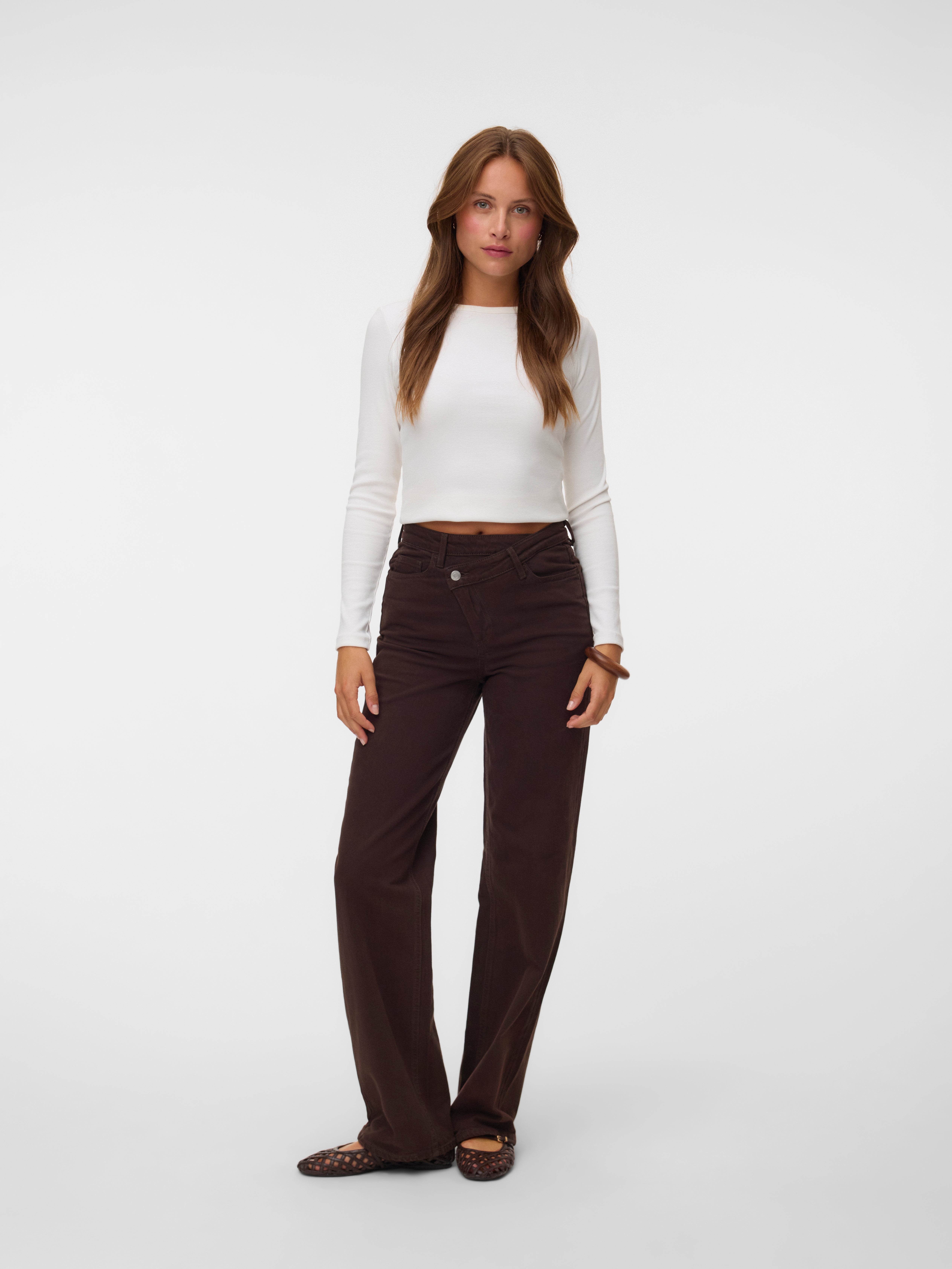 VMTESSA High rise Wide leg fit Jeans