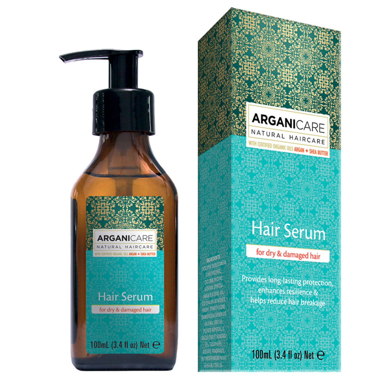 Arganicare Soin réparateur Argan et Karité cheveux secs et abîmés -  100 ml
