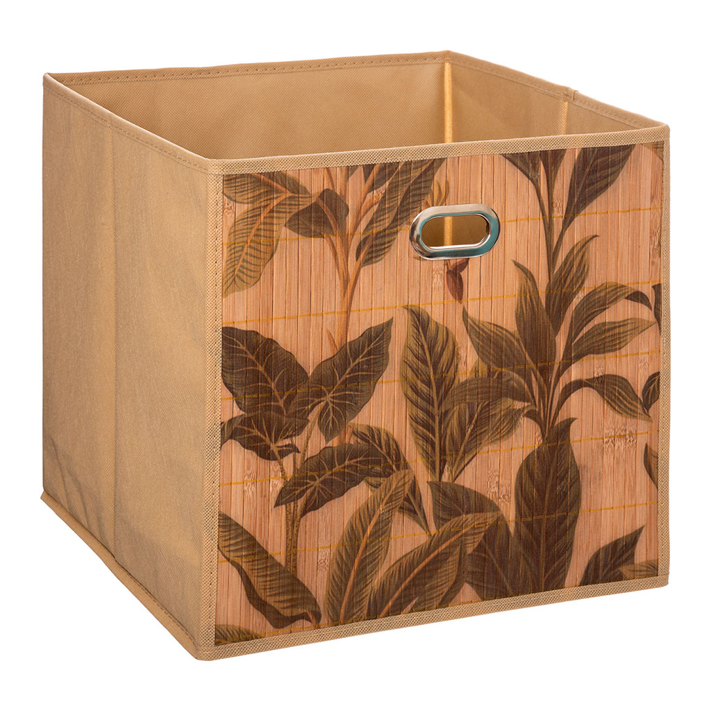 Boite de rangement Mix'n Modul BAMBOU PRINT 31x31cm