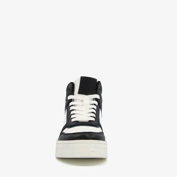 Blue Box hoge dames sneakers zwart/groen