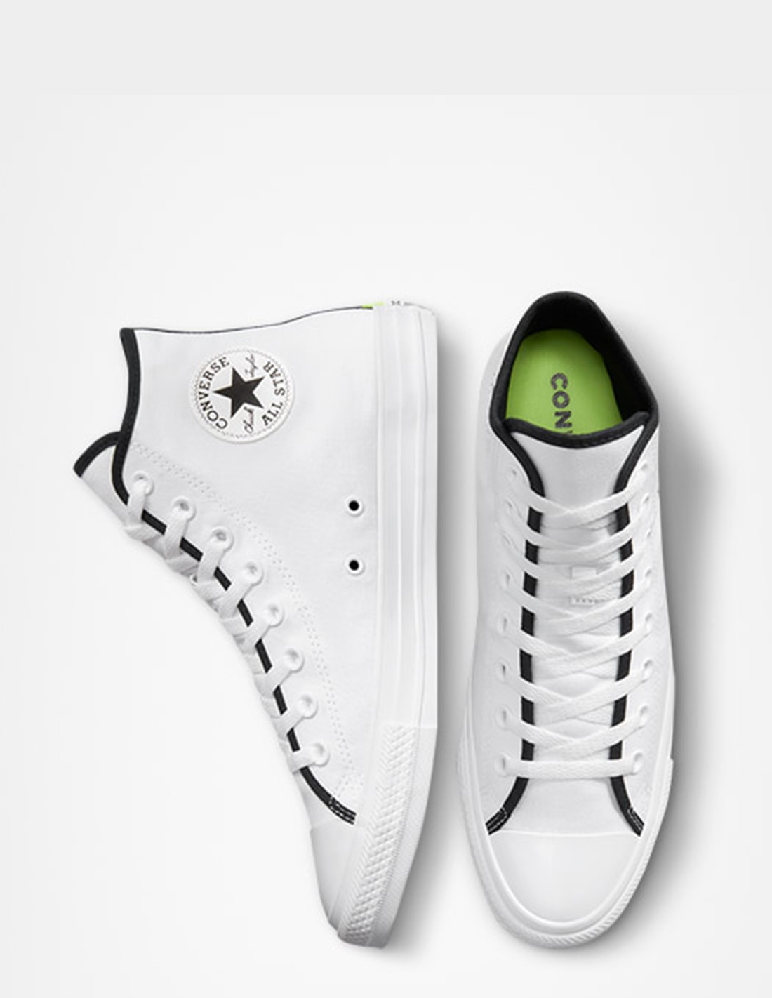 converse Sneakers montantes homme ctas hi blanc noir