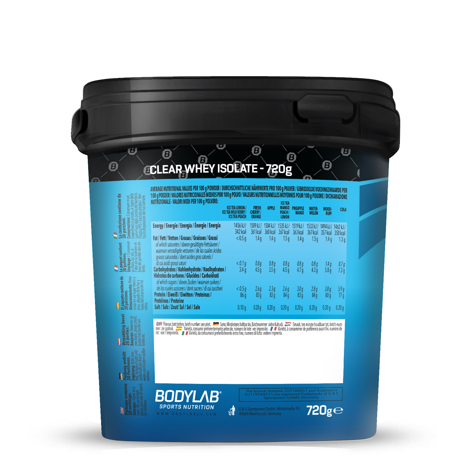 Clear Whey Isolate - 720g - Cola