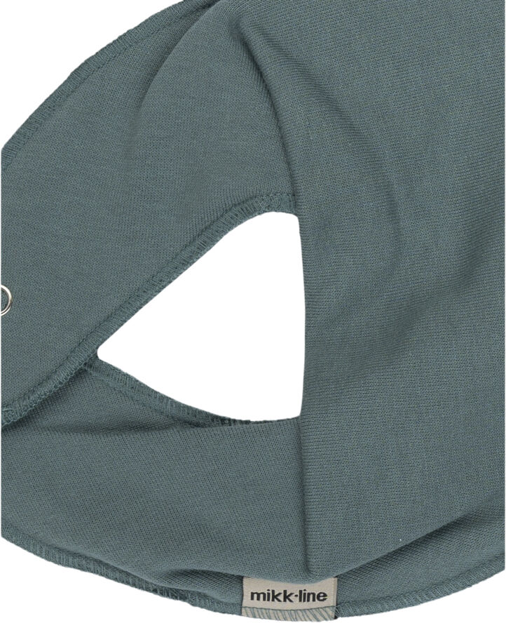 Mikk-Line Cotton Bibs - Triangle Mineral blue