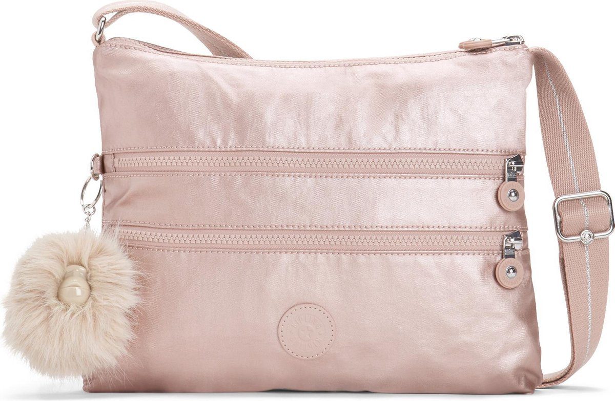 Kipling Alvar Metallic Blush