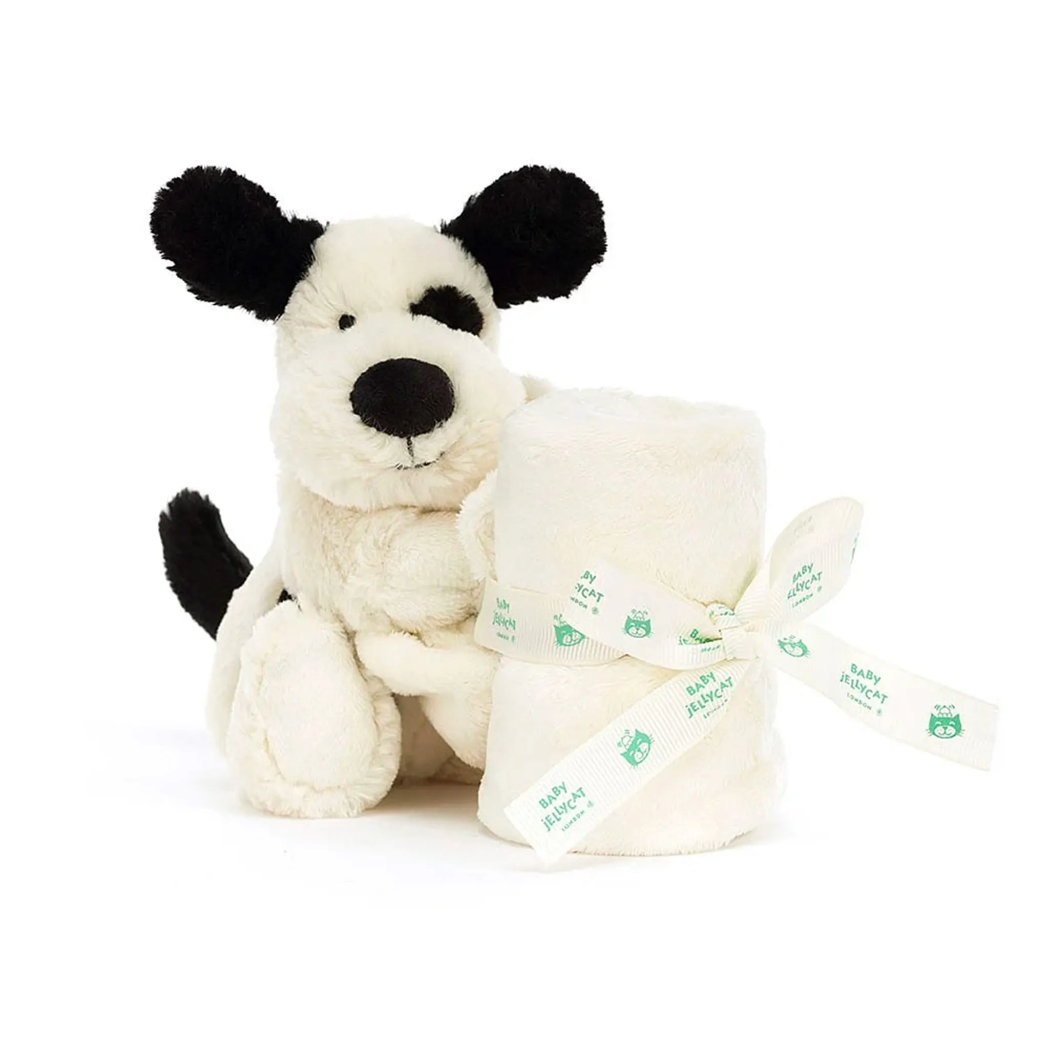 Jellycat Doudou Éveil Chiot Noir & Crème