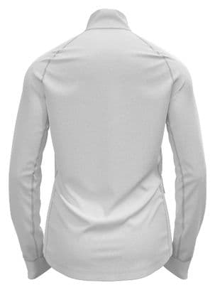 Polaire Veste Zippé Femme Odlo Berra Blanc