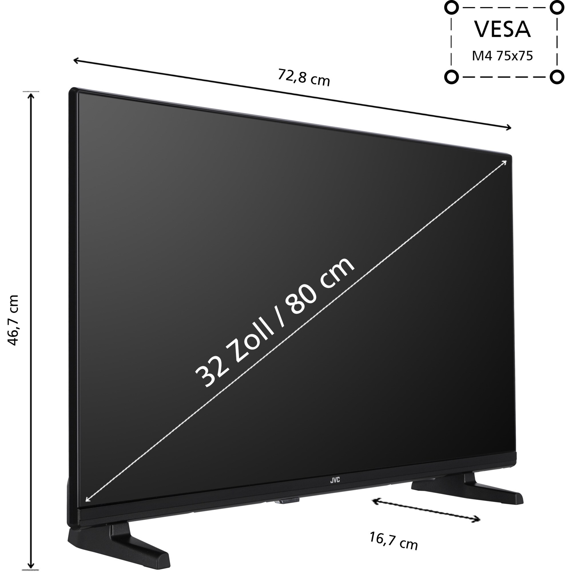 JVC LED-Fernseher LT-32VH5355