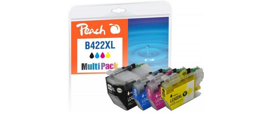 Tinte Brother LC-422XL Multipack C/M/Y/BKDruckerpatrone: Schwarz, Cyan, Magenta und Gelb