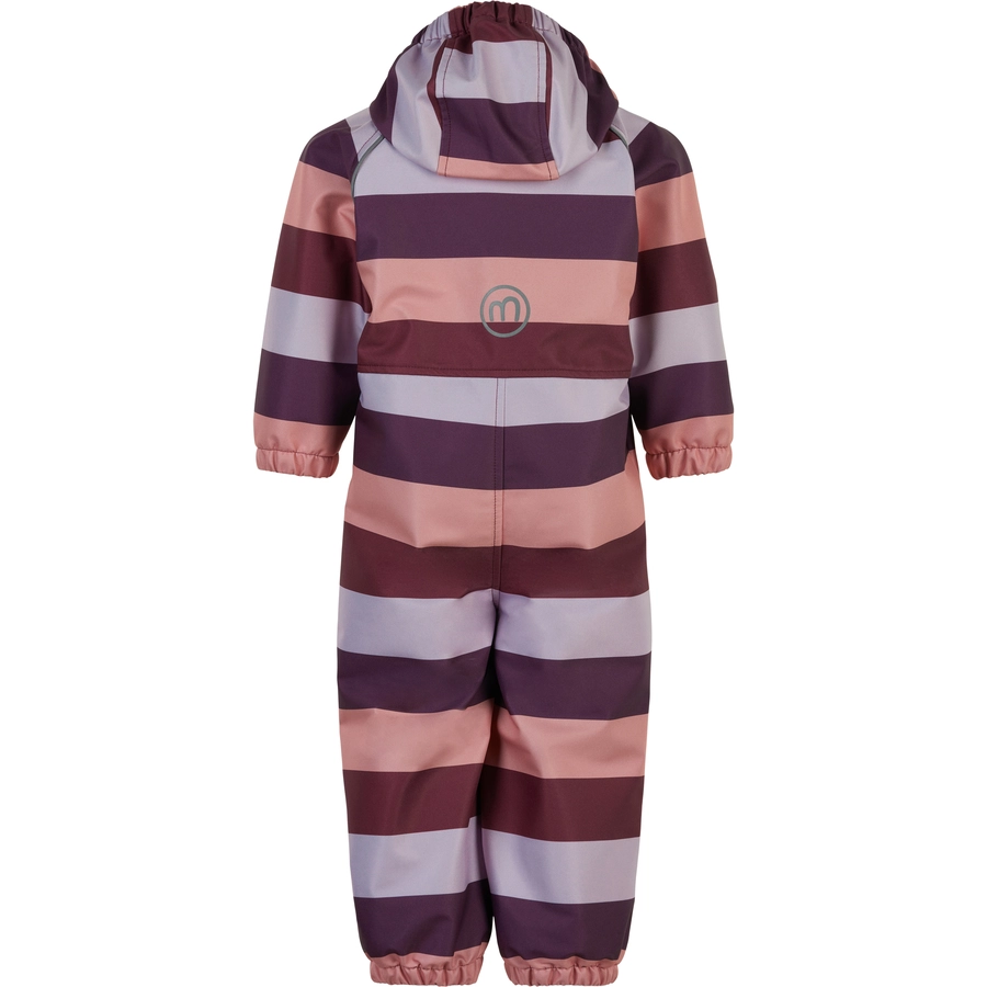 Minymo Softshell Suit Stripe Crushed Berry