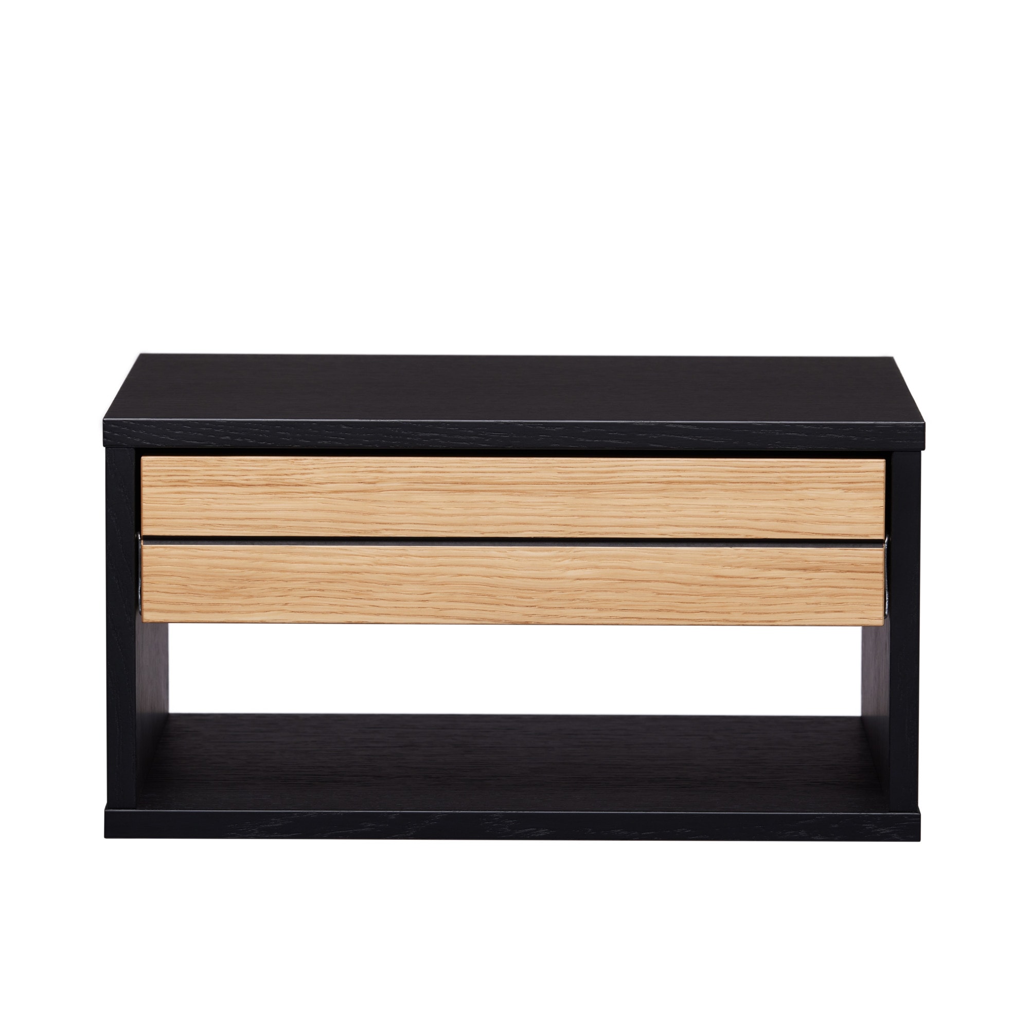 Woodman Nachttisch »Stripe Nako, Nachtkommode« mit Echtholzfurnier aus Eiche, Breite 42, 8 cm, mit 1 Schublade, FSC®