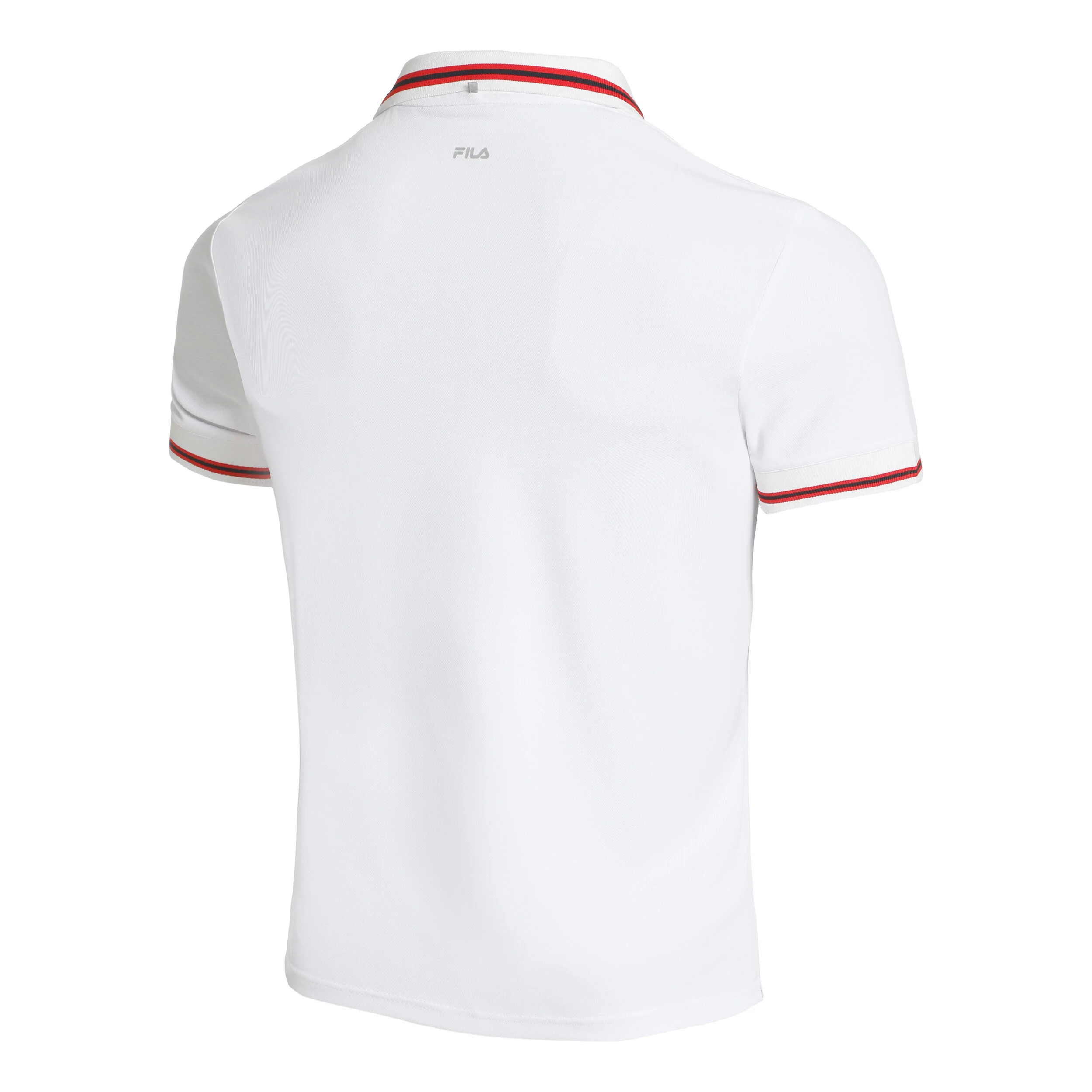Fila Core Button Piro Polo Hommes - Blanc , Rouge