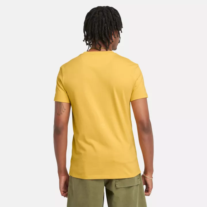 T-shirt Dunstan River pour homme en jaune clair