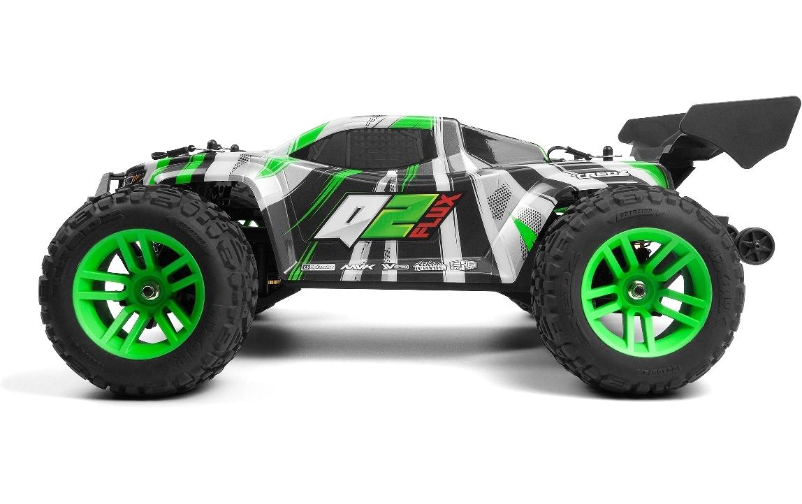 Stadium Truck Quantum2 XT Flux Grün , 1:10<br>Off-Road RC Modell mit Brushless Allradantrieb