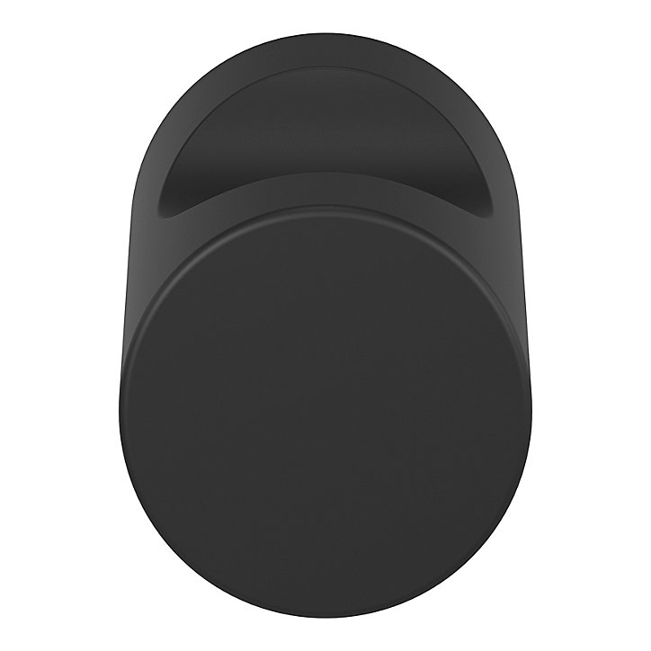 Bouton de meuble arrondi GoodHome Dizel noir Ø2cm x h. 2.5cm x p.2.5cm