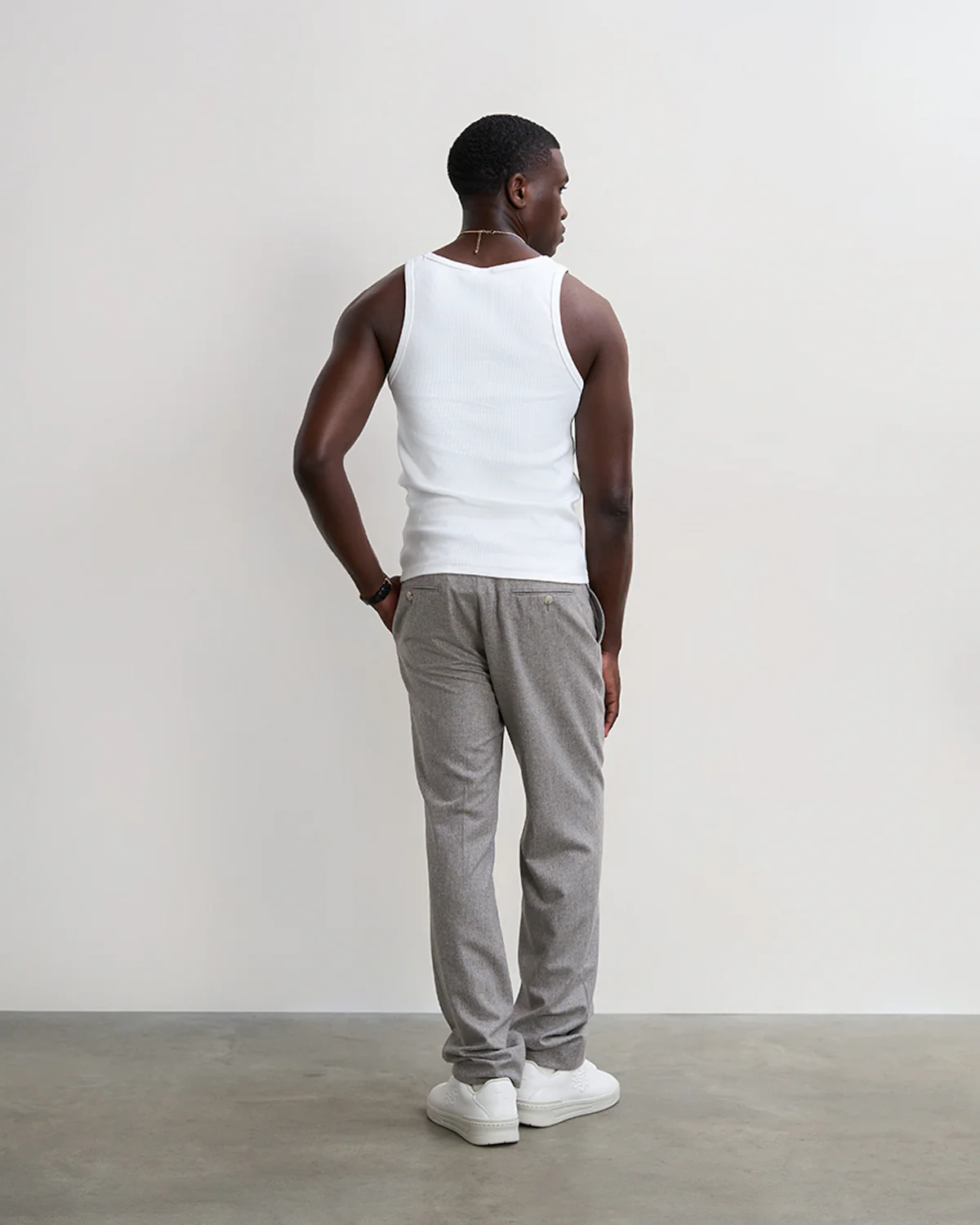Tank Top Knot White