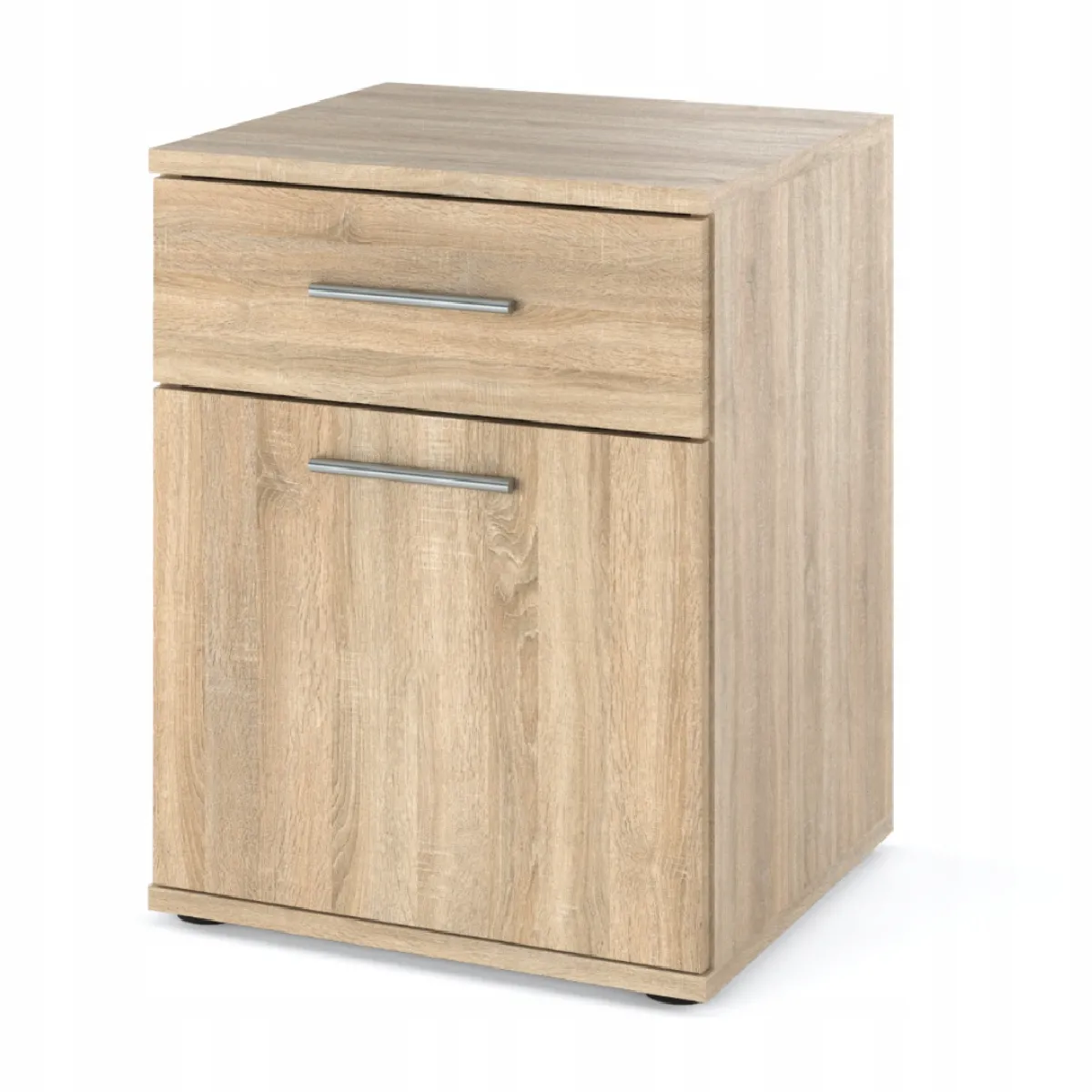Table de Chevet Sonoma - 1 Tiroir - 1 Porte - 40 cm