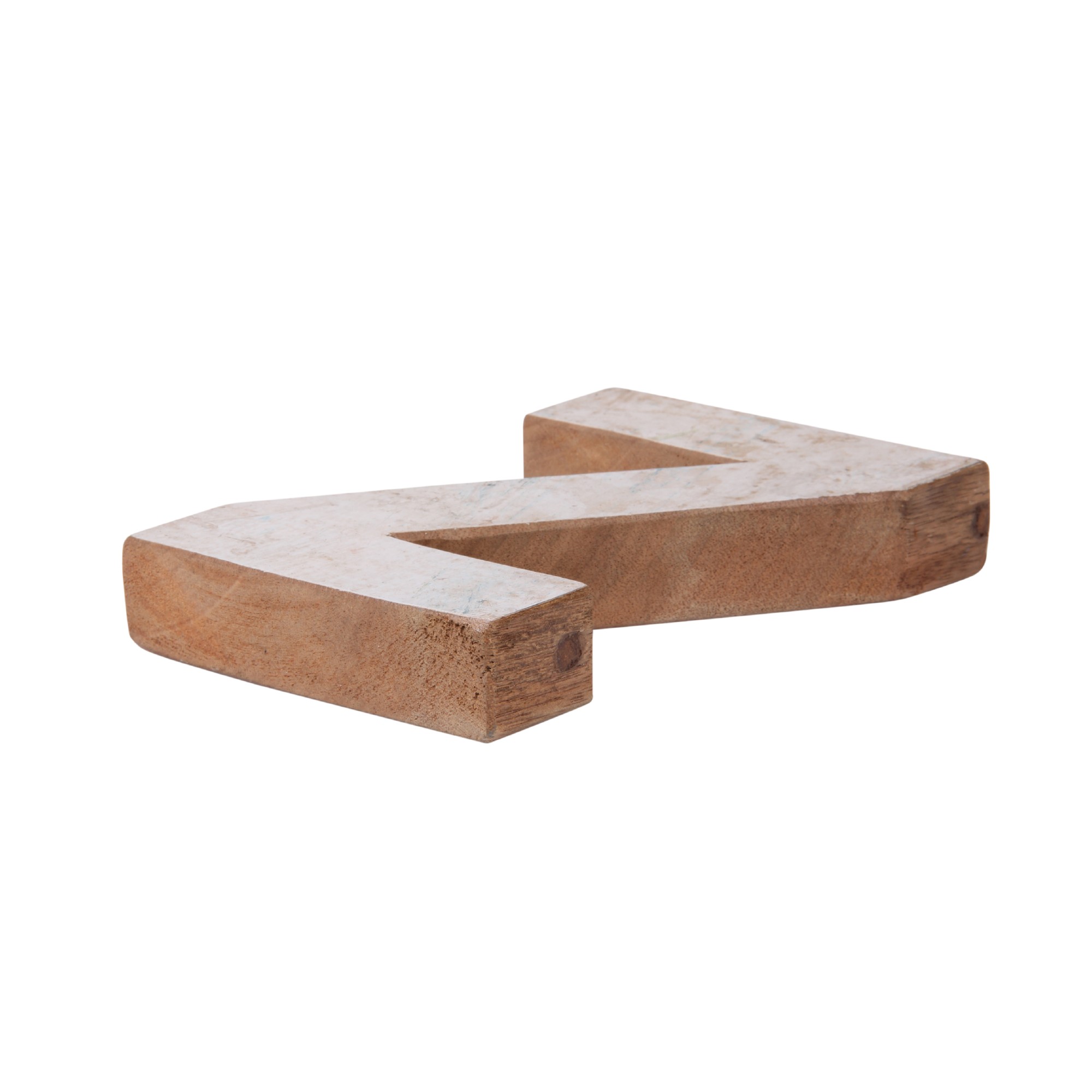 Holzbuchstabe 'Z', mehrfarbig, T 2,5 cm, B 13 cm, H 19 cm von fischer's lagerhaus