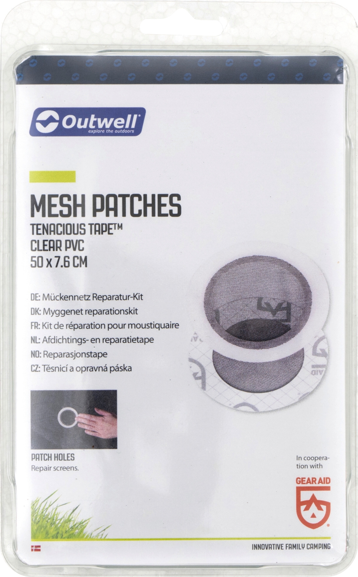 Outwell Tenacious Tape Mesh Pflaster Mückennetz Reparatur