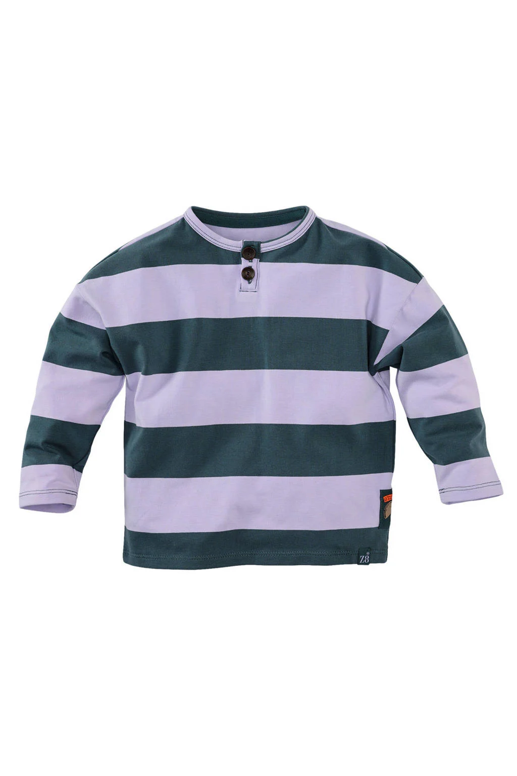 Z8 mini longsleeve Isaac lila/groen