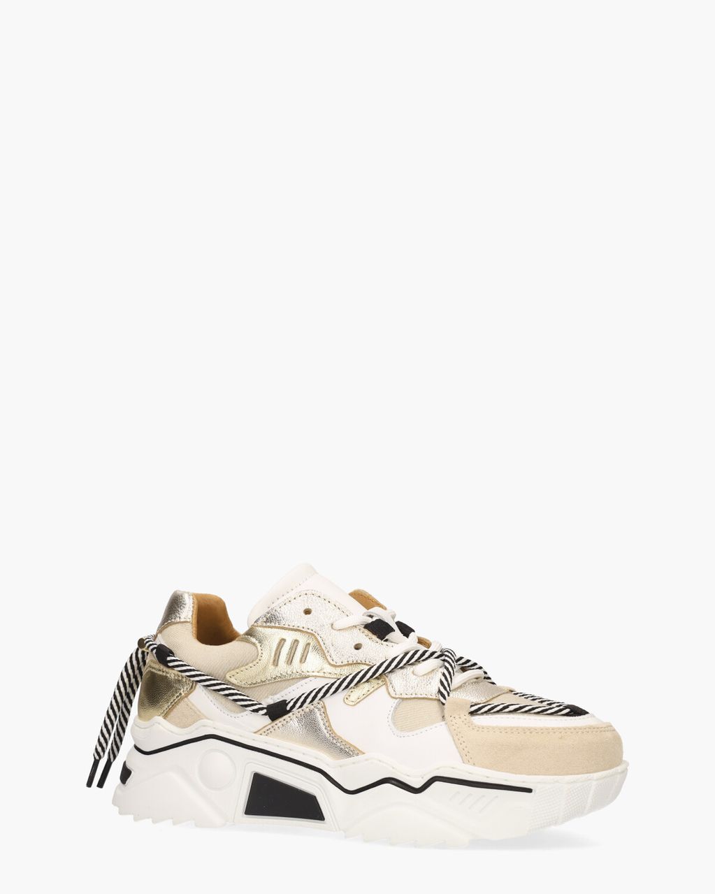 DWRS Label Jupiter Metallic Beige/Multicolor Damessneakers