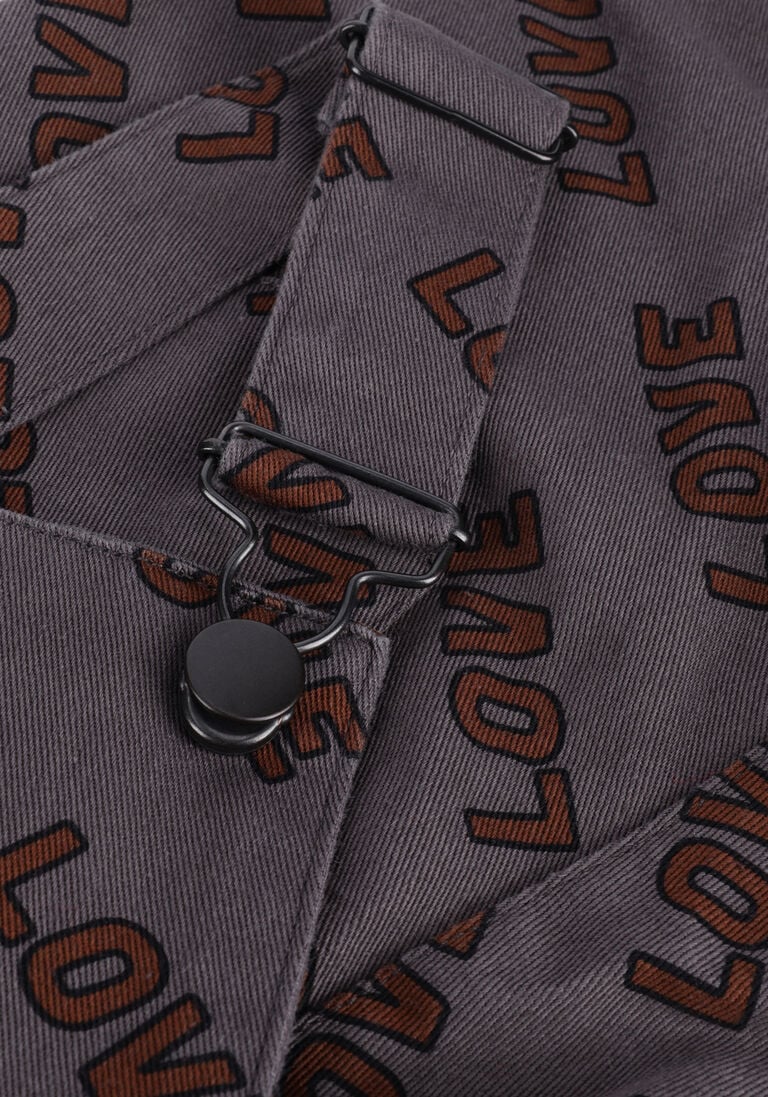 CARLIJNQ grijze carlijnq  love - dungaree