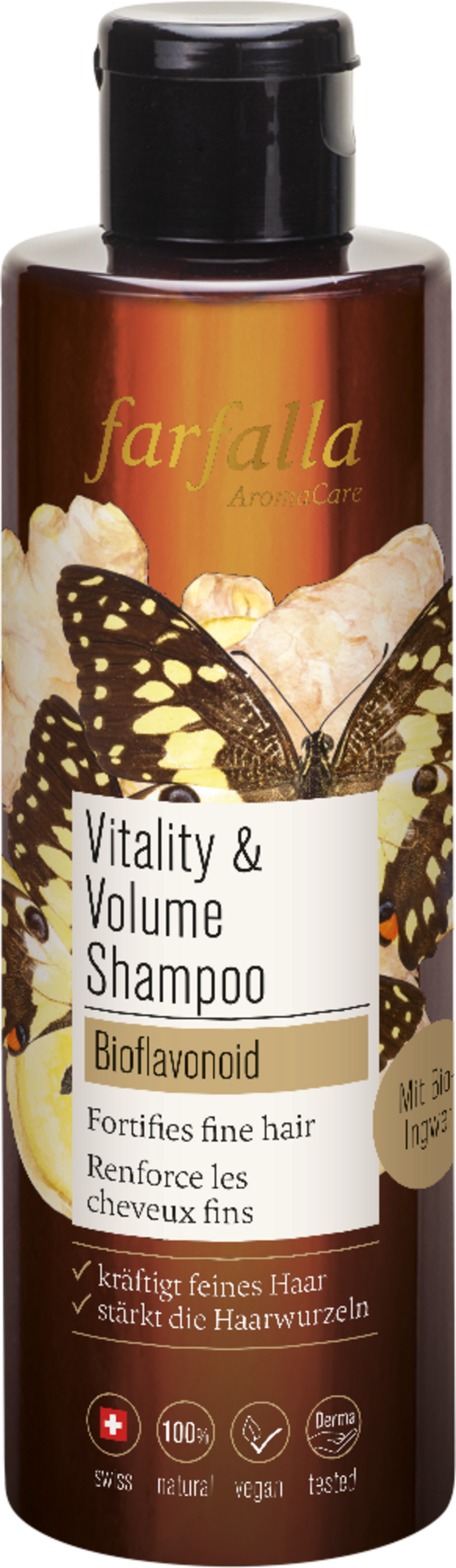 farfalla  Vitality & Volume Shampoo, 200 ml