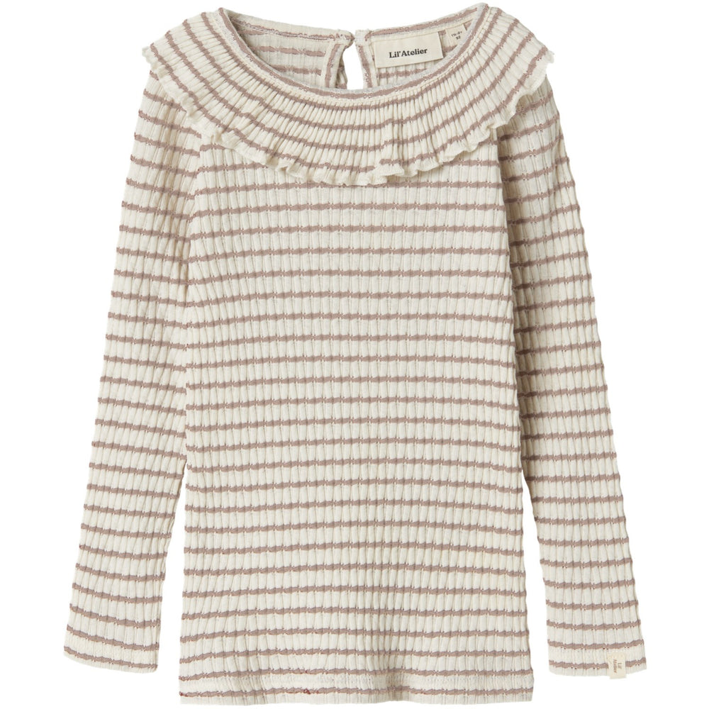 Køb Lil'Atelier Cameo Rose Nmfosophia Ls Slim Top Lil